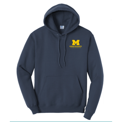 Port and Company Tall Core Fleece Pullover Hooded Sweatshirt -- Navy