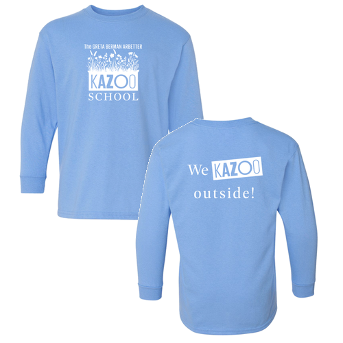 Gildan Youth Heavy Cotton Longsleeve -- Carolina Blue