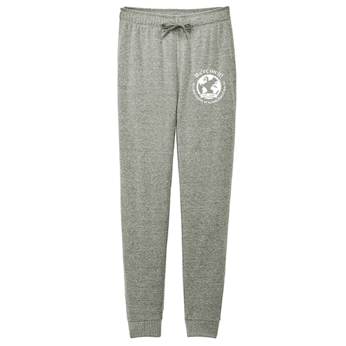 District Women's Perfect Tri Fleece Jogger -- Grey Frost