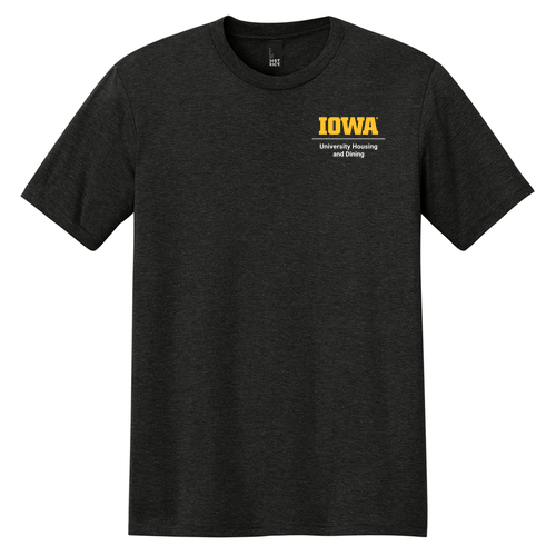 District Made Mens Perfect Tri Crew Tee -- Black Frost