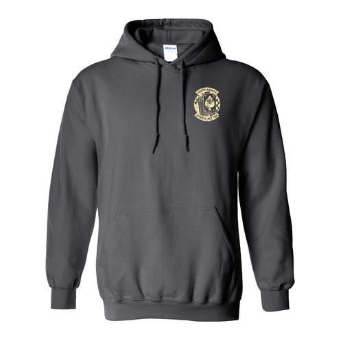 Gildan Heavy Blend Charcoal Hoodie Sweatshirt