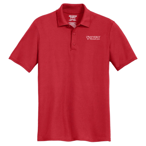 Gildan DryBlend Double Pique Sport Shirts -- Red