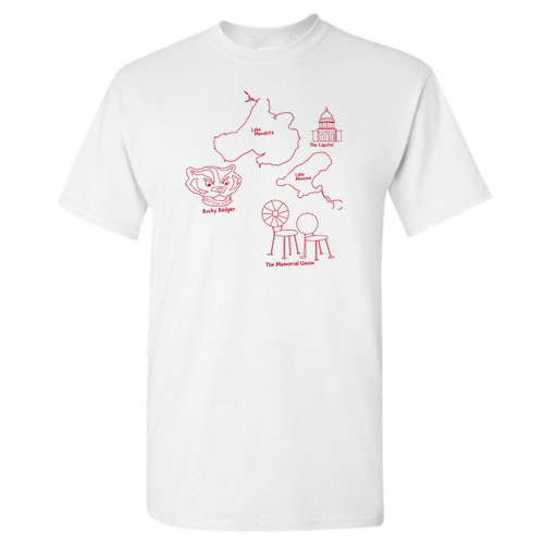 Gildan Heavy Cotton Basic T-Shirt -- White