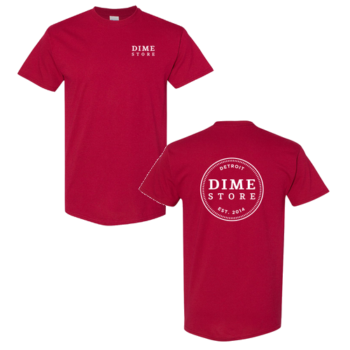 Gildan Heavy Cotton Basic T-Shirt -- Cardinal