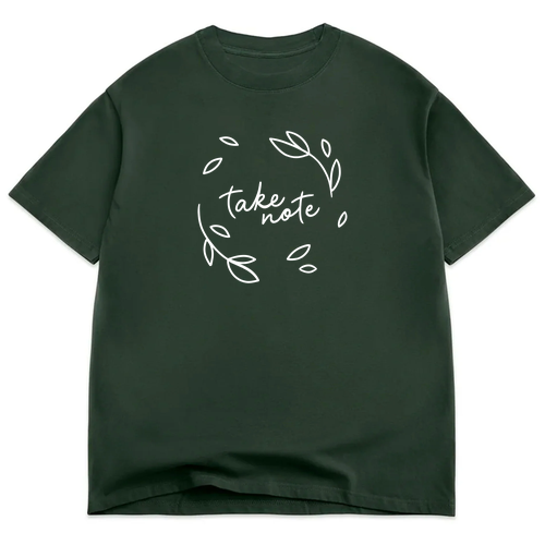 Cotton Collective Oversized Crop S/S Tee 7.5 oz -- Forest Green