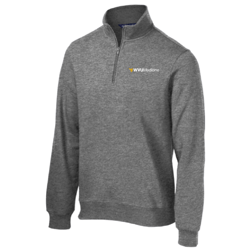 Sport Tek Quarter Zip Sweatshirt -- Vintage Heather