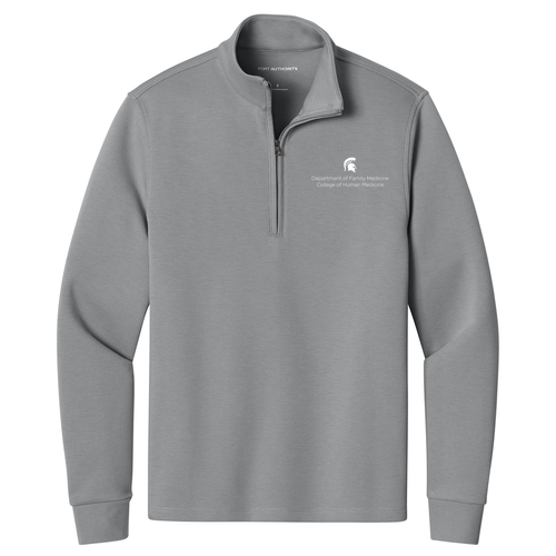 Port Authority Women’s Wearever Signature Double Pique 1/4-Zip -- Gusty Grey