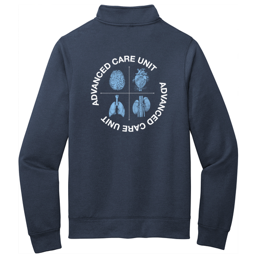 Port and Company Core Fleece Cadet Full-Zip Sweatshirt -- Navy