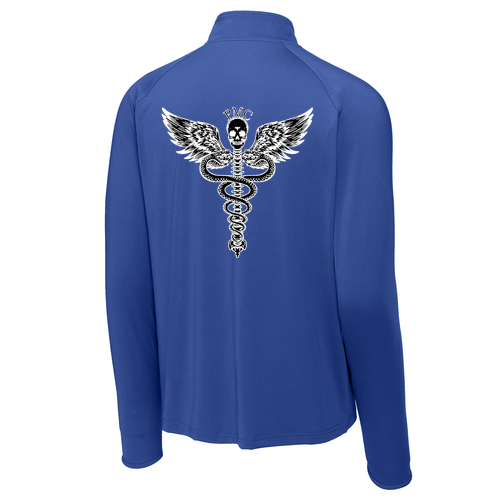 Sport Tek Sport Wick Stretch Half Zip Pullover -- True Royal