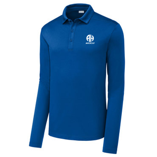 Sport-Tek PosiCharge RacerMesh Long Sleeve Polo -- True Royal