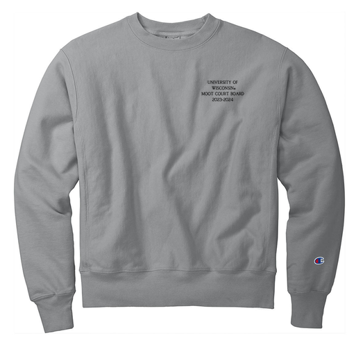 Champion Reverse Weave Garment-Dyed Crewneck Sweatshirt -- Concrete