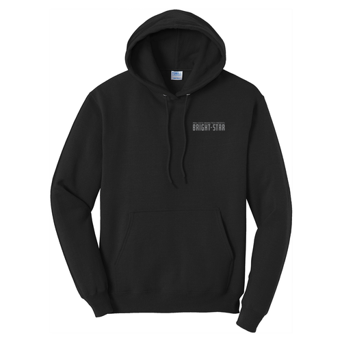 Port and Company Core Fleece Pullover Hooded Sweatshirt -- Jet Black