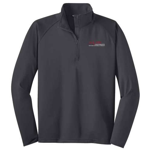Sport Tek Sport Wick Stretch Half Zip Pullover -- Charcoal Grey