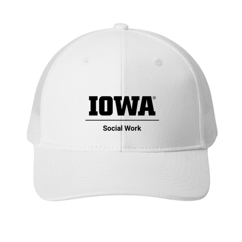 Port Authority Snapback Trucker Cap -- White