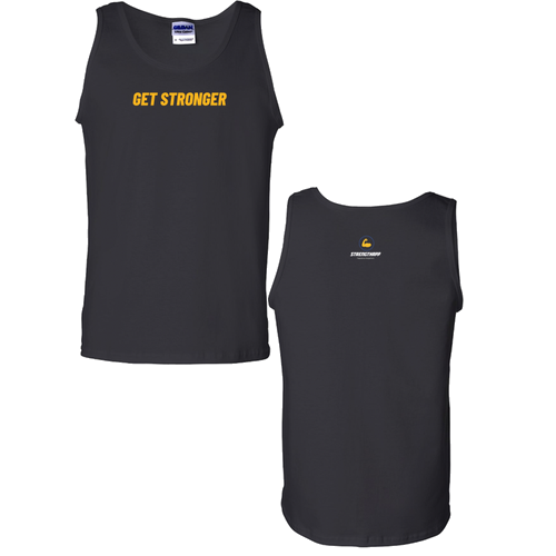 Get Stronger -Ultra Cotton Tank Top -- Black