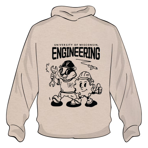 Gildan Heavy Blend Hooded Sweatshirt -- Sand