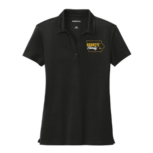 Embroidered Sport-Tek Women's UV Micropique Polo -- Black