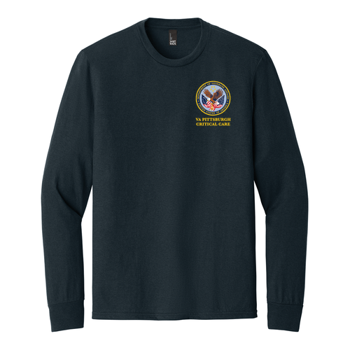 District Made Perfect Tri Long Sleeve Crew Tee -- New Navy