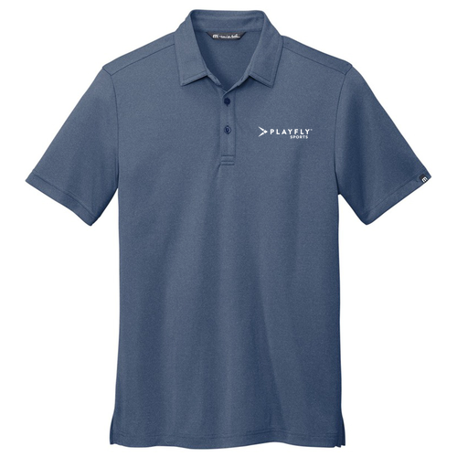 Playfly TravisMathew Coto Performance Polo -- Vintage Indigo / Black