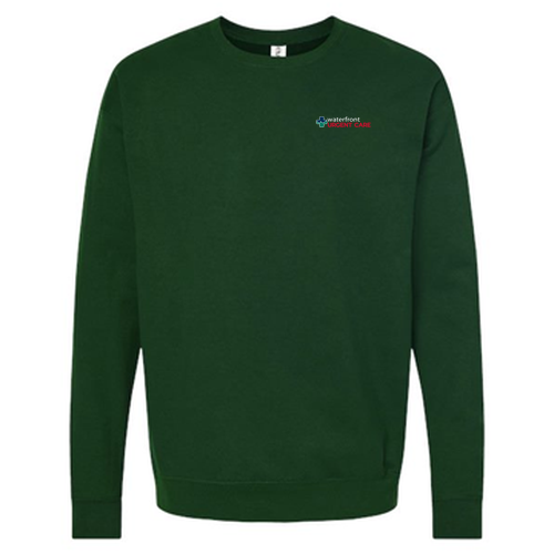 Tultex Fleece Crewneck Sweatshirt -- Forest