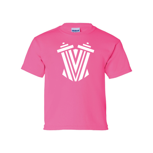 Strong Like Mom Youth T-Shirt -- Heliconia
