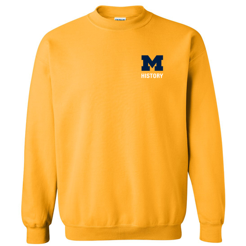 Gildan Heavy Blend Crew Neck Sweatshirt -- Gold