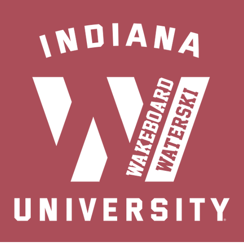 The "W" Long Sleeve Pocket Tee -- Crimson