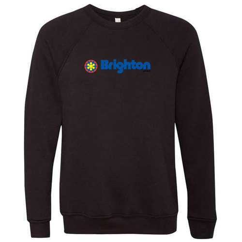 Brighton Logo 1 Full color -- Crewneck Sweatshirt Black