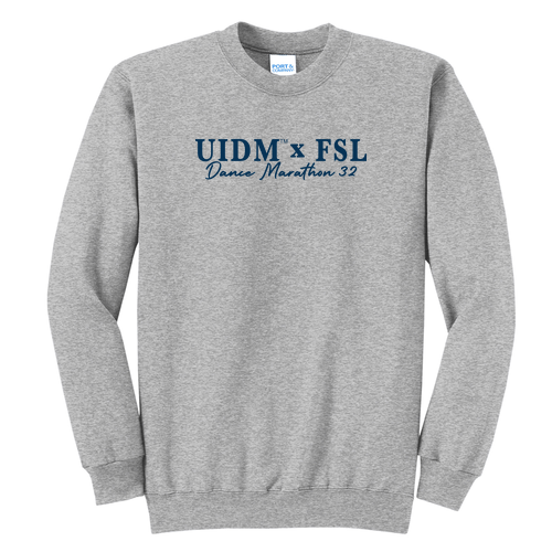 Port and Company Classic Crewneck Sweatshirt -- Athletic Heather
