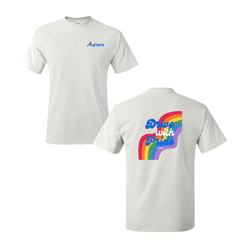 Drive with Pride T-Shirt -- White