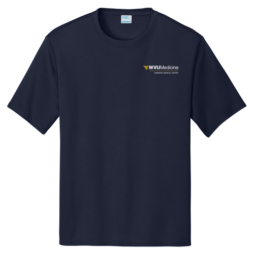 Screen Printed Port and Company Essential Performance Tee -- True Navy