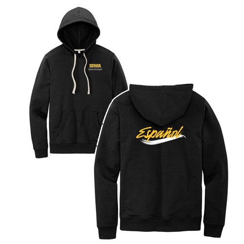Español District Re-Fleece Hoodie -- Black