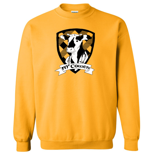 Gildan Heavy Blend Crew Neck Sweatshirt -- Gold