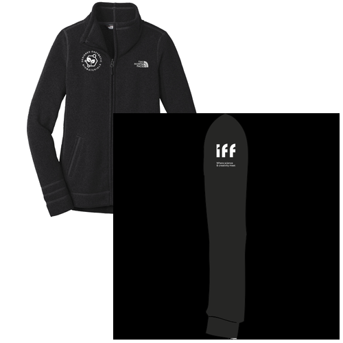 The North Face Ladies Sweater Fleece Jacket -- TNF Black Heather