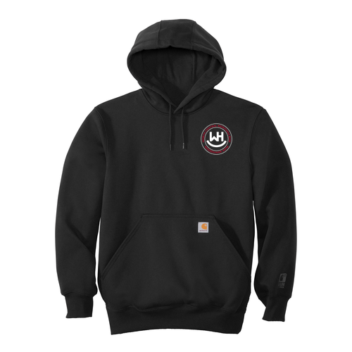 Carhartt Rain Defender Paxton Heavyweight Hooded Sweatshirt Embroidered-- Black