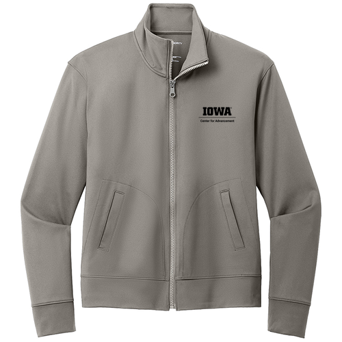 Embroidered UICA Port Authority Women's C-FREE Double Knit Full-Zip -- Smoke Grey