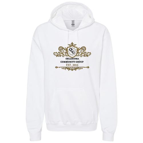 Unisex Adult Softstyle Fleece Pullover Hooded Sweatshirt -- White