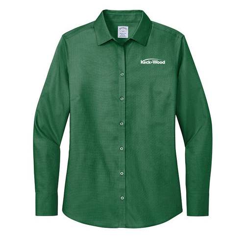 Brooks Brothers Women's Wrinkle-Free Stretch Nailhead Shirt -- Club Green