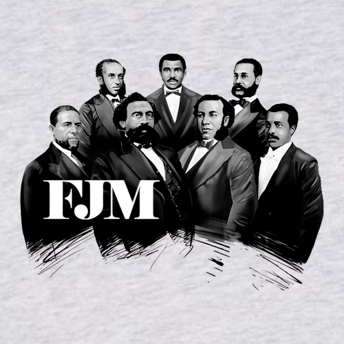 FJM Tee -- Light Heather Grey