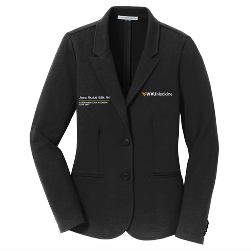 Port Authority Ladies' Knit Blazer -- Battleship Grey