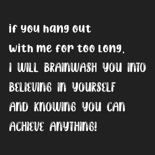 [HIDE] Hang Out With Me Womens Fashion Fit T-Shirt -- Black