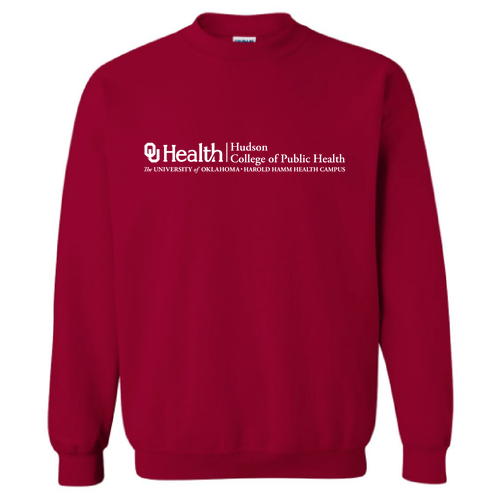 Gildan Heavy Blend Crew Neck Sweatshirt -- Cardinal Red