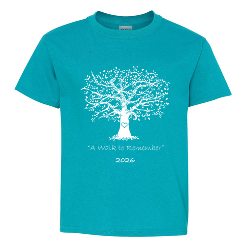 Youth Gildan Heavy Cotton Basic T-Shirt -- Tropical Blue