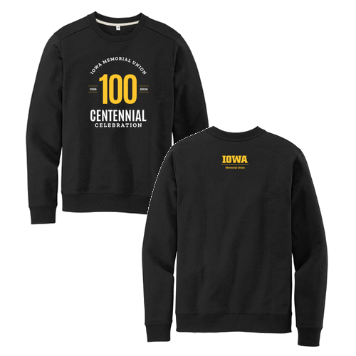 District Re-Fleece Crew -- Black