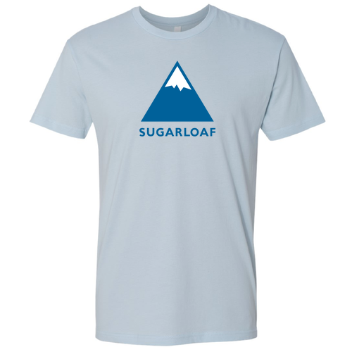 Sugarloaf Logo 1 Blue Ink -- Short Sleeve Light Blue
