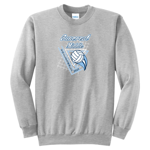 Port and Company Classic Crewneck Sweatshirt -- Ash