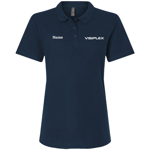 Gildan Lady's Softstyle Pique Polo -- Navy
