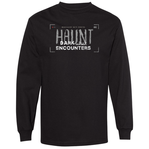 American Apparel Heavyweight Cotton Unisex Long Sleeve T-Shirt -- Black
