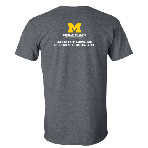 Mens/Unisex Gildan SoftStyle Fitted T-Shirt -- Dark Heather, BCSC Logo
