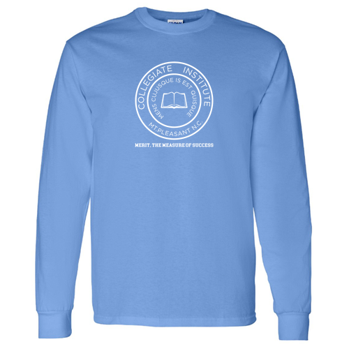 Collegiate Institute Carolina Blue Gildan Long Sleeve Tee